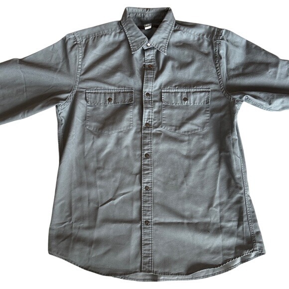 Banana Republic Other - Banana Republic Classic Mens Gray Button Up Long Sleeve Shirt Size L‎